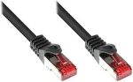GoodConnections Patchkabel mit Rastnasenschutz, Cat. 6, S/FTP, PiMF, PVC, 250MHz, schwarz, 2m,