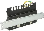 DE-LOCK Keystone Desktop Patchpanel 8 Port schwarz