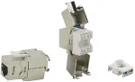Equip Keystone Jack geschirmt Cat6A LSA wzf.8Stk sil