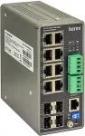 Barox RY-804GBTME juhitav L2/L3 Gigabit Ethernet (10/100/1000) v&otilde;rguseade Black