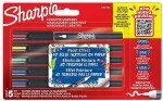Sharpie Kreativmarker Pinselspitze Acryl lila/blau/rot 5er