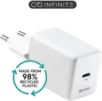 EStuff INFINITE (GRS) USB-C Charger EU PD 45W GaN. 1 x USB-C. (ES637046)