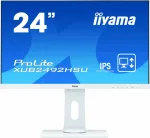 Monitor Iiyama ProLite XUB2492HSU-W1 - LED- - 61 cm (24) (23.8 sichtbar) - 1920 x 1080 Full HD (1080p) - IPS - 250 cd/m&sup2; - 1000:1 - 5 ms - HDMI, VGA, DisplayPort - Lautsprecher - wei&szlig; [Energieklasse E]