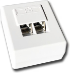 NONAME DATACOM STP double socket over plaster Cat6 FA-1004