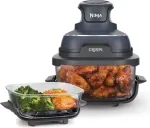 Frit&uuml;&uuml;r NINJA FN101EUGY CRISPi 4-in-1 Tragbare Glas-Hei&szlig;luftfritteuse Cyber Space