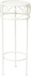 Home4you Lillepostament SANDY D20xH50cm, antiikvalge