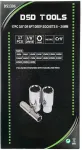 DSDTOOLS 17 TK 3/8" LIITMIKUD 6-KANDILISTE S&Uuml;GAVATE PEAGA 8 - 24 mm DS1306