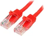 Startech .com 7,0mCat5e Ethernet Netzwerkkabel Snagless mit RJ45 - Cat 5e UTP Kabel - Rot - Patch-Kabel - RJ-45 (M) bis RJ-45 (M) - 7,0m - UTP - CAT 5e - ohne Haken, verseilt - Rot (45PAT7MRD)