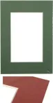 Victoria Collection Paspartuu 15x21, roheline