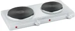 Severin DK 1042 hob White Countertop Sealed plate 2 zone(s)