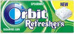 Orbit Refresher's Spearmint 15,6g, 16 tk