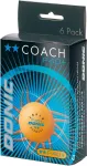 Donic Table tennis ball P40+ Coach 2 star 6 pcs Orange