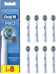 Braun Oral-B | Precision Clean Brush Set | EB20RX-8 | Heads | For adults | Number of brush heads included 8 | White