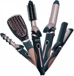 Camry | Hair Styler | CR 2024 | 1200 W | Black/Rose gold