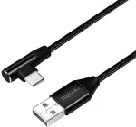 Logilink USB-Stecker USB 2.0 zu USB-C (90&deg; gewinkelt) 1,0m