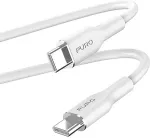 Puro Kaabel Soft USB-C/USB-C 1,5 m, valge