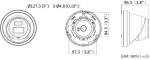 HIKVISION Pro Series with AcuSense DS-2CD2343G2-LI(2.8MM) security camera Dome IP security camera Outdoor 2688 x 1520 pixels Ceiling/wall
