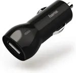 HAMA 00183259 Car Charger 2.4A, Black