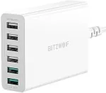 BlitzWolf BW-S15 mobile device charger Universal White AC Fast charging Indoor