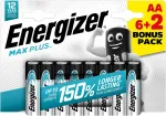 Energizer patarei Max Plus Alkaline AA/LR6 CHP8 6+2