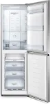 K&uuml;lmik Gorenje Refrigerator | NRK418ECS4 | Energy efficiency class E | Free standing | Combi | Height 182.4 cm | No Frost system | Fridge net capacity 171 L | Freezer net capacity 85 L | 37 dB | Grey