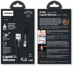 Joyroom Lightning - USB-kaabel 2.4A, 1.2m Black (S-1224N2)