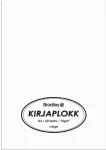 Bradley Kirjaplokk a4, 50 lehega valge 70g , 5 t&uuml;kki pakis