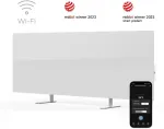 AENO GH1S Premium Eco Smart Heater, 700W, App, EU Plug (E/F), White