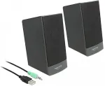 DeLOCK Stereo 2.0 PC Lautsprecher mit 3,5 mm Klinkenstecker und USB Stromversorgung