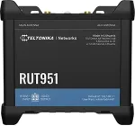 TELTONIKA | Industrial Cellular router | RUT951 | 802.11n | 10/100 Mbit/s | Ethernet LAN (RJ-45) ports 3 | Mesh Support No | MU-MiMO No | 2G/3G/4G | Antenna type 2 x SMA for LTE, 2 x RP-SMA