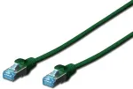 Digitus Patchkabel RJ45 SF/UTP Cat5e 1.00m gr&uuml;n Hebelschutz Polybeutel