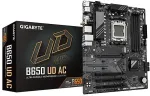 Emaplaat Gigabyte B650 UD AC Motherboard - AMD Ryzen 9000 Series CPUs, 6+2+2 Phases VRM, up to 8000MHz DDR5 (OC), 1xPCIe 5.0 + 2xPCIe 4.0 M.2, GbE LAN, WIFI 5, USB 3.2 Gen 2
