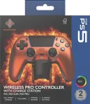 Joystick Deltaco Gaming Wireless Metallic Spray-Painted PS5 Controller with charging docks / 4222474 / GAM-199-ORANGECOPPER