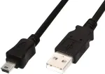 Digitus USB 2.0 Anschlusskabel Typ A -mini B St/St 1.8m, sw