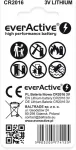 EverActive Lithium batteries mini CR2016 blister 2 pcs.