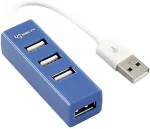 SBOX H-204 USB 4 Ports USB HUB Blueberry Blue