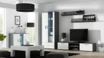 Cama MEBLE Cama sideboard 120 cm SOHO S7 hall/valge gloss