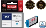 Tooner Activejet AH-655CR Ink (replacement for HP 655 CZ110AE; Premium; 12 ml; cyan)