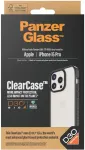 PANZERGLASS Kaitse&uuml;mbris ClearCase D3O, Apple iPhone 15 Pro, l&auml;bipaistev musta &auml;&auml;rega,