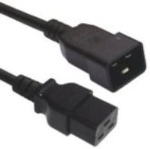 PREMIUMCORD Power extension cable 230V 16A 3m, IEC 320 C19 - IEC 320 C20 connectors