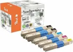 Tooner Peach Toner Komplekt CMYK Asendus 44469803 (PT616)