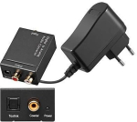 PREMIUMCORD converter from digital SPDIF signal and optical Toslink to 2x CINCH