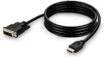 BELKIN DVI TO HDMI/USB/AUD CBL DVI/HDMI MM USB A/B 10IN