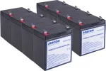 AVACOM Battery kit AVA-RBC43-KIT replacement for RBC43 renovation (8 pcs. batteries)