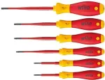 Wiha SoftFinish electric slimFix Torx Schraubendrehersatz 3251 K6, 6-teilig F&uuml;r Arbeiten im Bereich von spannungsf&uuml;hrenden Teilen bis 1.000 V AC (3251 K6)