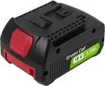 Bosch Green Cell Battery for 18V 5Ah Power Tools Replacement Battery GBA 1600A002U5