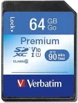M&auml;lukaart VERBATIM MEMORY SDXC 64GB UHS-I/VER44024 VER44024 (023942440246)