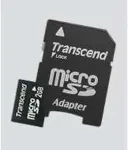 M&auml;lukaart TRANSCEND - Flash-Speicherkarte (SD-Adapter inbegriffen) - 2GB - microSD (TS2GUSD)