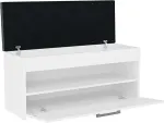 TOP E SHOP Topeshop PARMA SZAFKA BIEL shoe organizer Closed valge