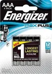 Energizer MAXPLUS AAA &ndash; 4 Pack 4 stk